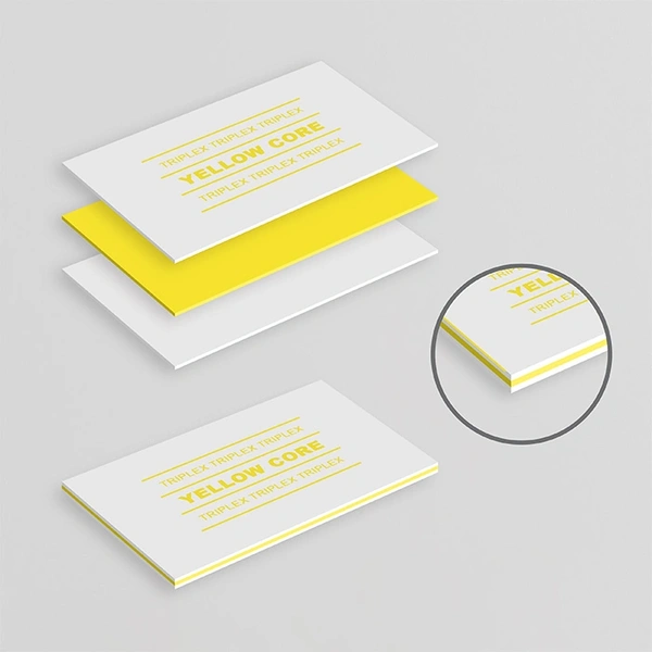  Businesscards - Triplex - Yellow - 700px