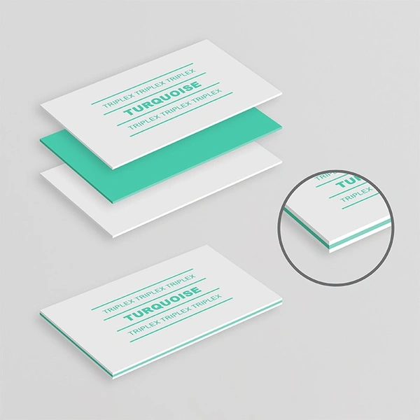  Businesscards - Triplex - Turquoise - 700px